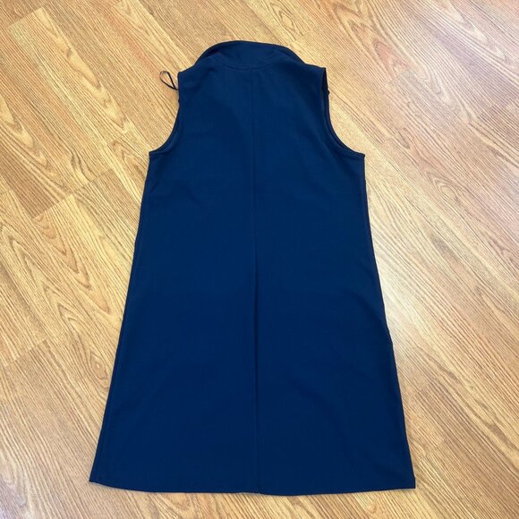 MSK Navy Sleeveless Dress with Grommets - M - Dresses NWT $59 - Picture 6 of 10